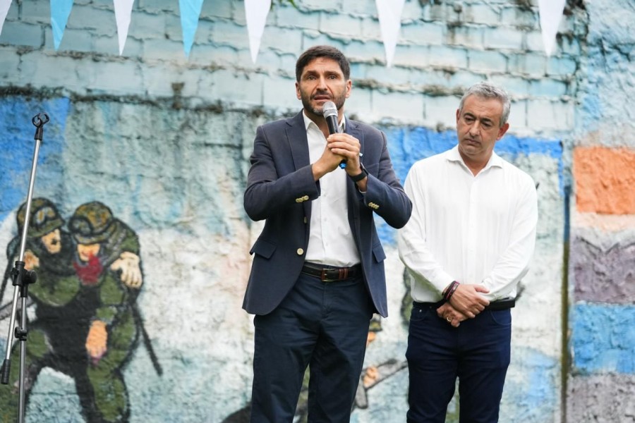 Pullaro visit&oacute; en Rosario a excombatientes.