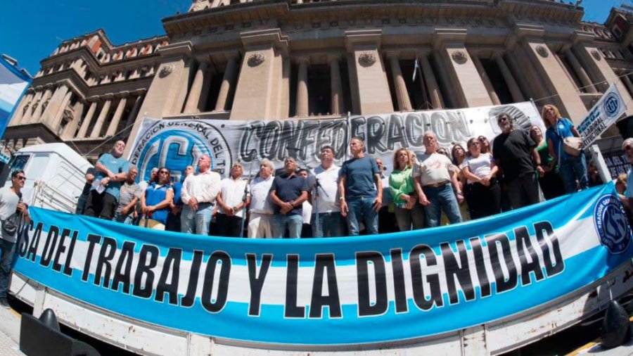 MOVILIZACION. Los l&iacute;deres cegetistas citaron a su Consejo Directivo para este jueves con el fin de debatir  los pasos a seguir.