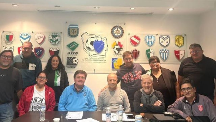 REUNION. Se realiz&oacute; en la sede de la Liga San Mart&iacute;n.