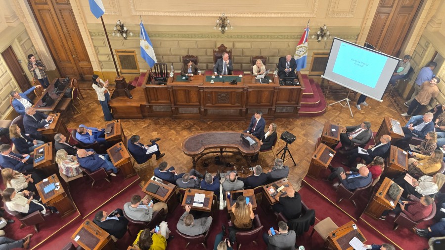 La fiscal General Mar&iacute;a Cecilia Vranicich present&oacute; el Informe de Gesti&oacute;n 2025 en una audiencia p&uacute;blica en el Senado.