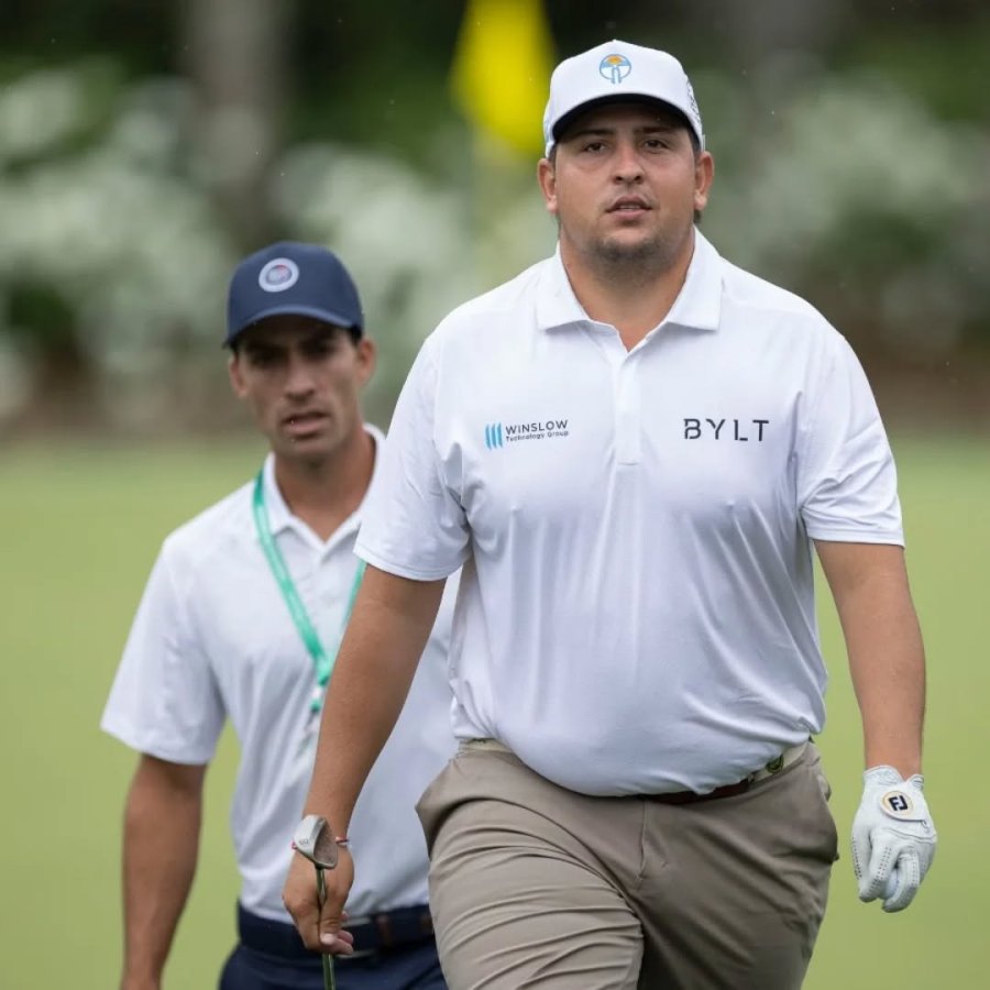 EXPERIENCIA INOLVIDABLE. Mateo Pulcini jug&oacute; en Augusta tras ganar el Latinoamericano.