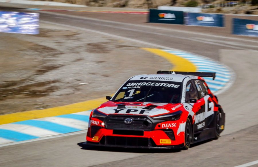 Mat&iacute;as Rossi fue el m&aacute;s veloz con la Toyota Corolla Cross en San Juan.