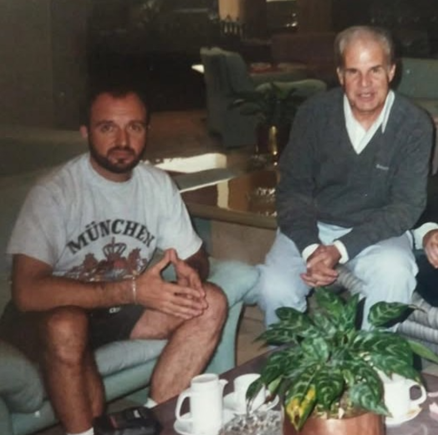N&eacute;stor Clivati y Julio Ricardo en Riad, 31 a&ntilde;os atr&aacute;s.