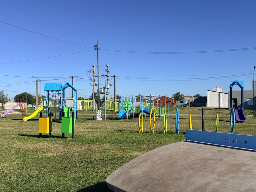 El barrio 42 ya cuenta con una plaza renovada.