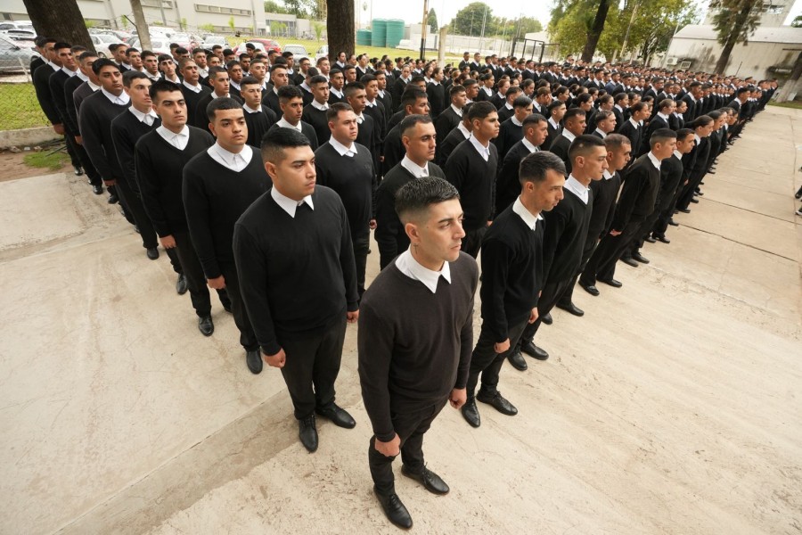 Acto de ingreso de 521 aspirantes a suboficiales del Servicio Penitenciario.