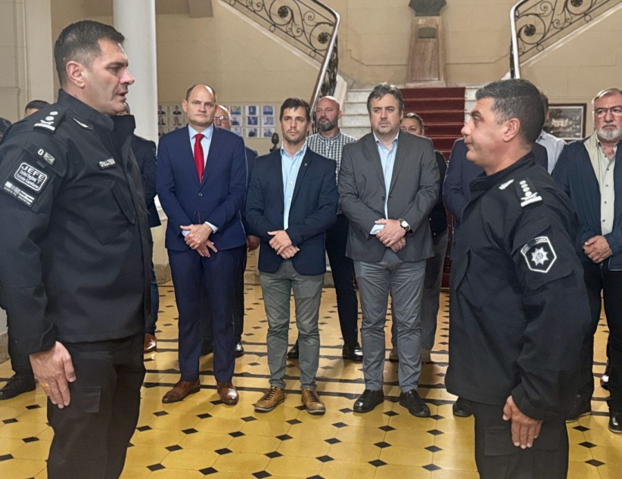 Alejandro Tognolo asumi&oacute; como jefe de la Unidad Regional V de Polic&iacute;a.