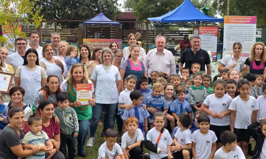 Uno de los momentos de la teercera edicio&acute;n de Crecer jugando.