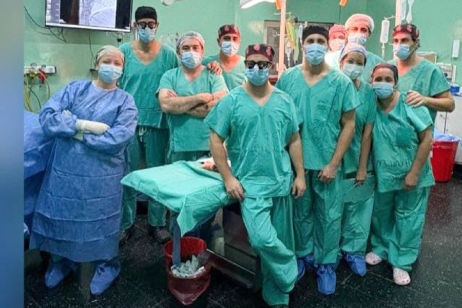 El equipo del Servicio de Cirug&iacute;a Cardiovascular del Hospital Cullen de Santa Fe.