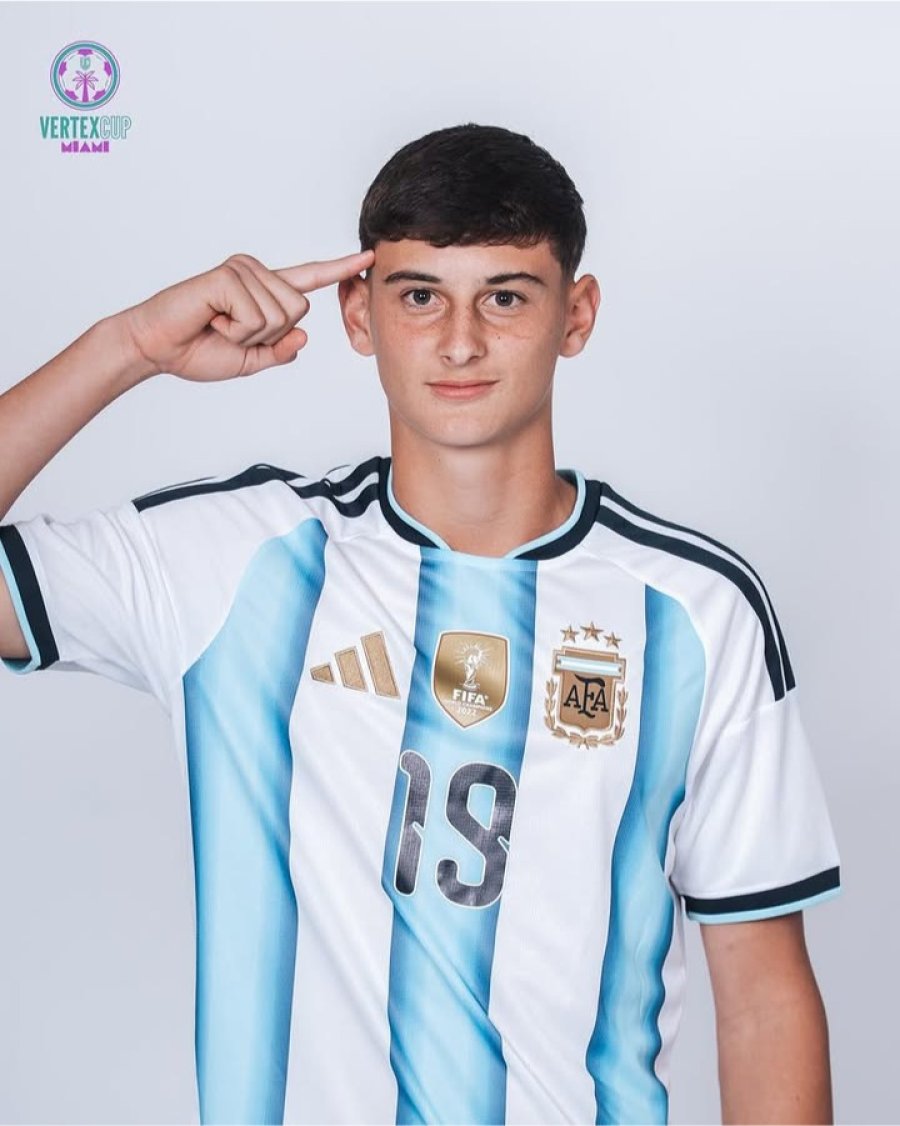 RAFAELINO. El juvenil Agust&iacute;n Imoberdorf.