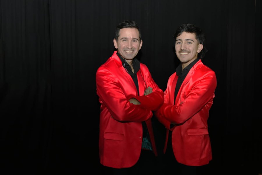 Carlos y Tom&aacute;s Padilla, los artistas rafaelinos que  ofrecer&aacute;n su imperdible show.