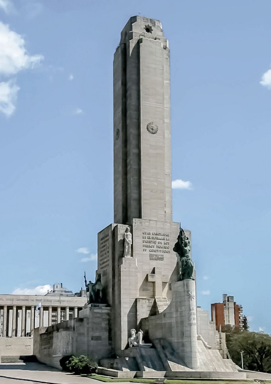 Monumento a la Bandera, emblem&aacute;tico sitio en la ciudad de Rosario.