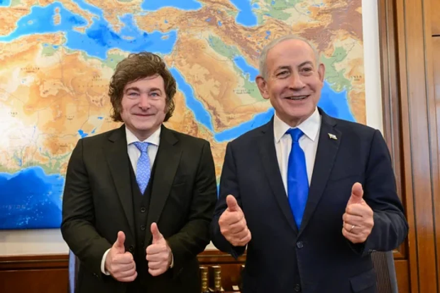Milei y Netanyahu.
