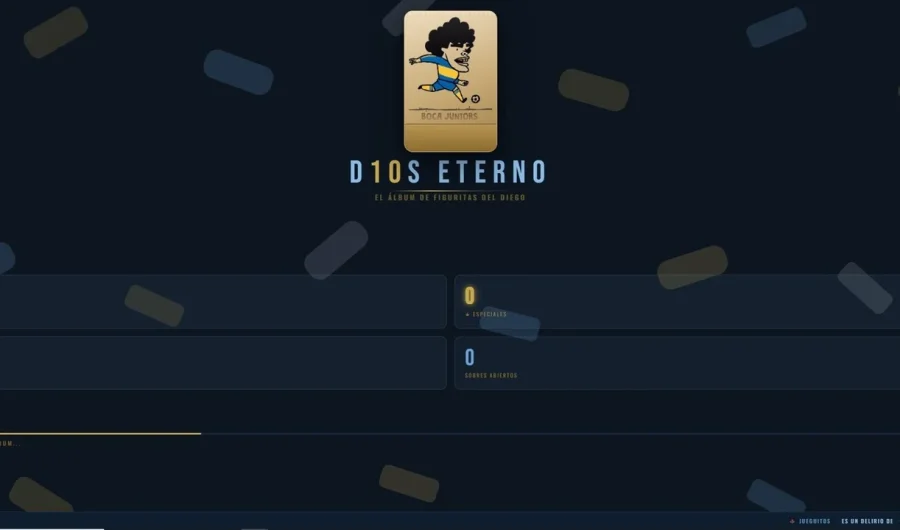 Furor por el &aacute;lbum virtual de Maradona.