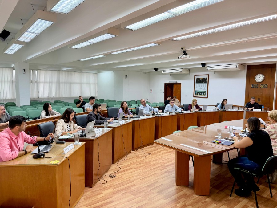 Los concejales rafaelinos durante la reuni&oacute;n de comisiones de este lunes que se extendi&oacute; casi cuatro horas.