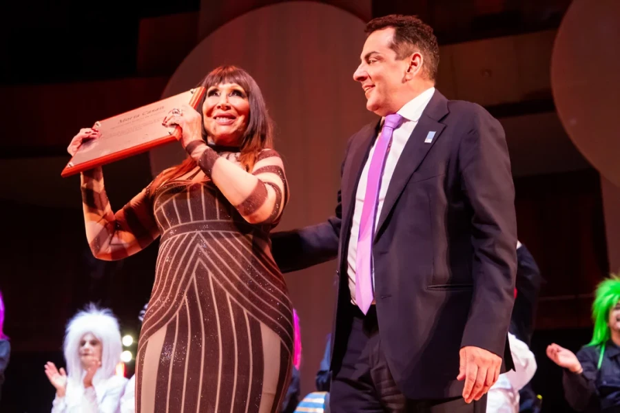 Moria Casan, personalidad em&eacute;rita de la cultura nacional.