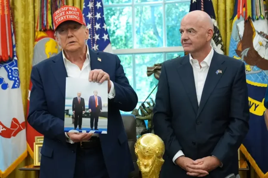 INSOLITO. El pedido que hizo llegar Trump a Infantino.