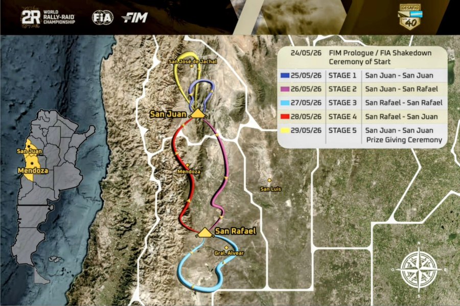 El recorrido que tendr&aacute; la competencia a realizarse en mayo.