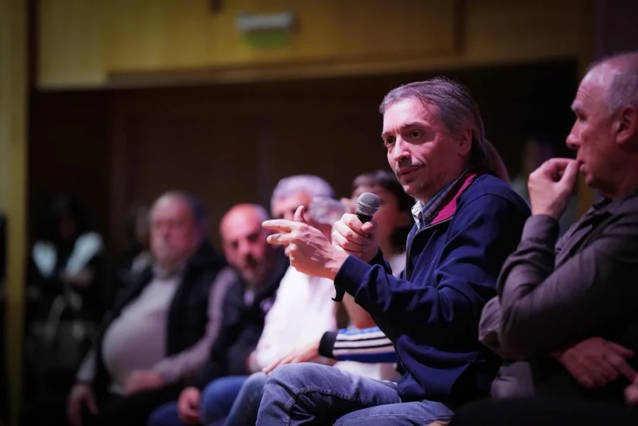 M&aacute;ximo Kirchner estuvo presente en localidades del sur de Santa Fe.