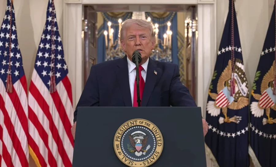 Donald Trump afirm&oacute; este martes que Ir&aacute;n se encuentra &ldquo;en estado de colapso&rdquo;.