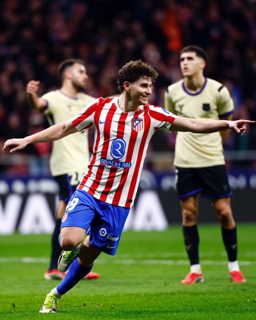 CLAVE. Juli&aacute;n Alvarez, uno de los argentinos del equipo del Cholo Simeone.