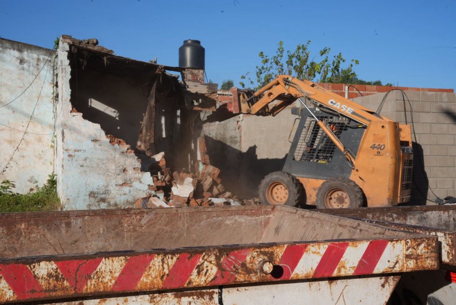 UN BUNKER MENOS. La intervenci&oacute;n se llev&oacute; a cabo en un domicilio de la calle Falucho 597 de la ciudad de Sunchales.
