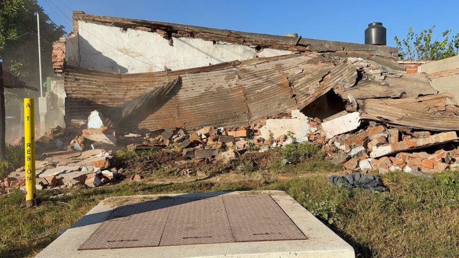 La construcci&oacute;n fue destruida por orden judicial. (FOTO SCS)