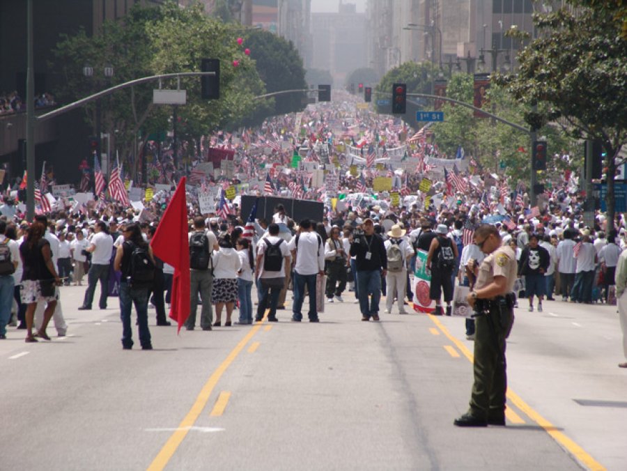 Celebraci&oacute;n en Los &Aacute;ngeles, Estados Unidos, 2006.