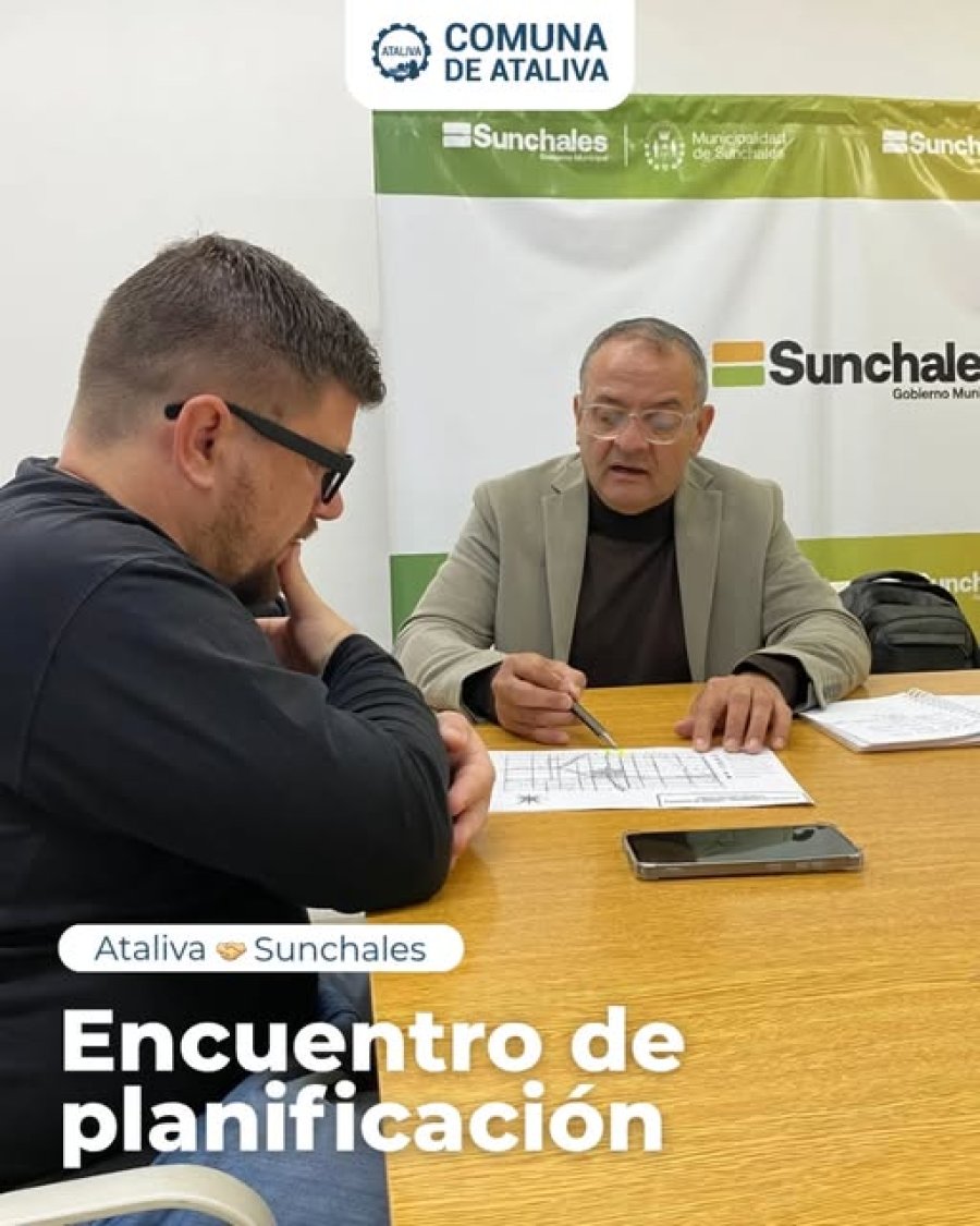 Pablo Pinotti y Jos&eacute; &Aacute;lvarez durante el encuentro.