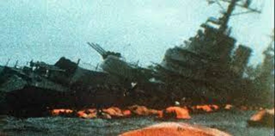 El crucero &ldquo;General Belgrano&rdquo;.