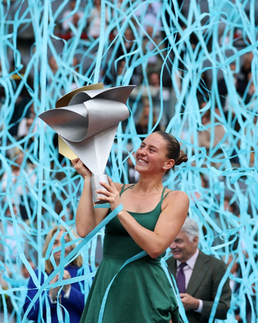 GRAN FESTEJO. El de Marta Kostyuk.
