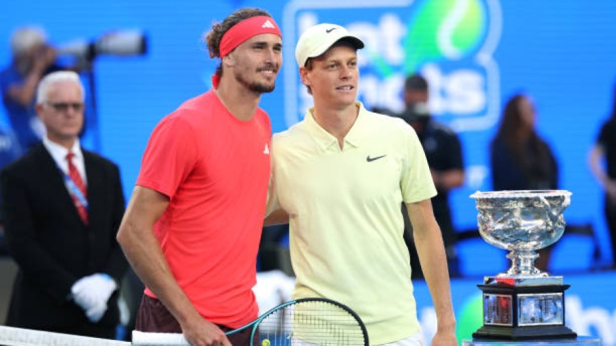 FIGURAS. Zverev y Sinner.