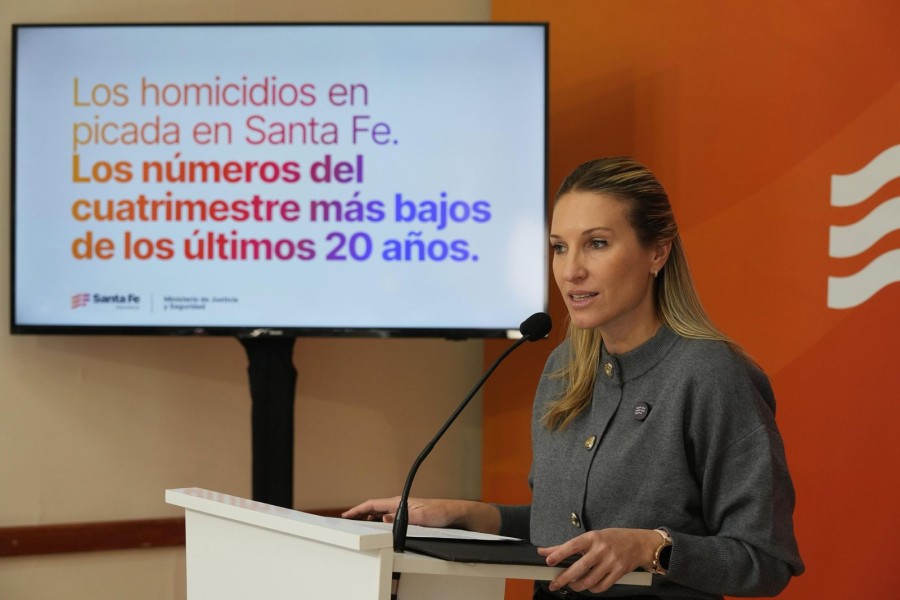 Virginia Coudannes destac&oacute; la  &rdquo;ca&iacute;da en picada de los homicidios dolosos en Santa Fe&rdquo;.