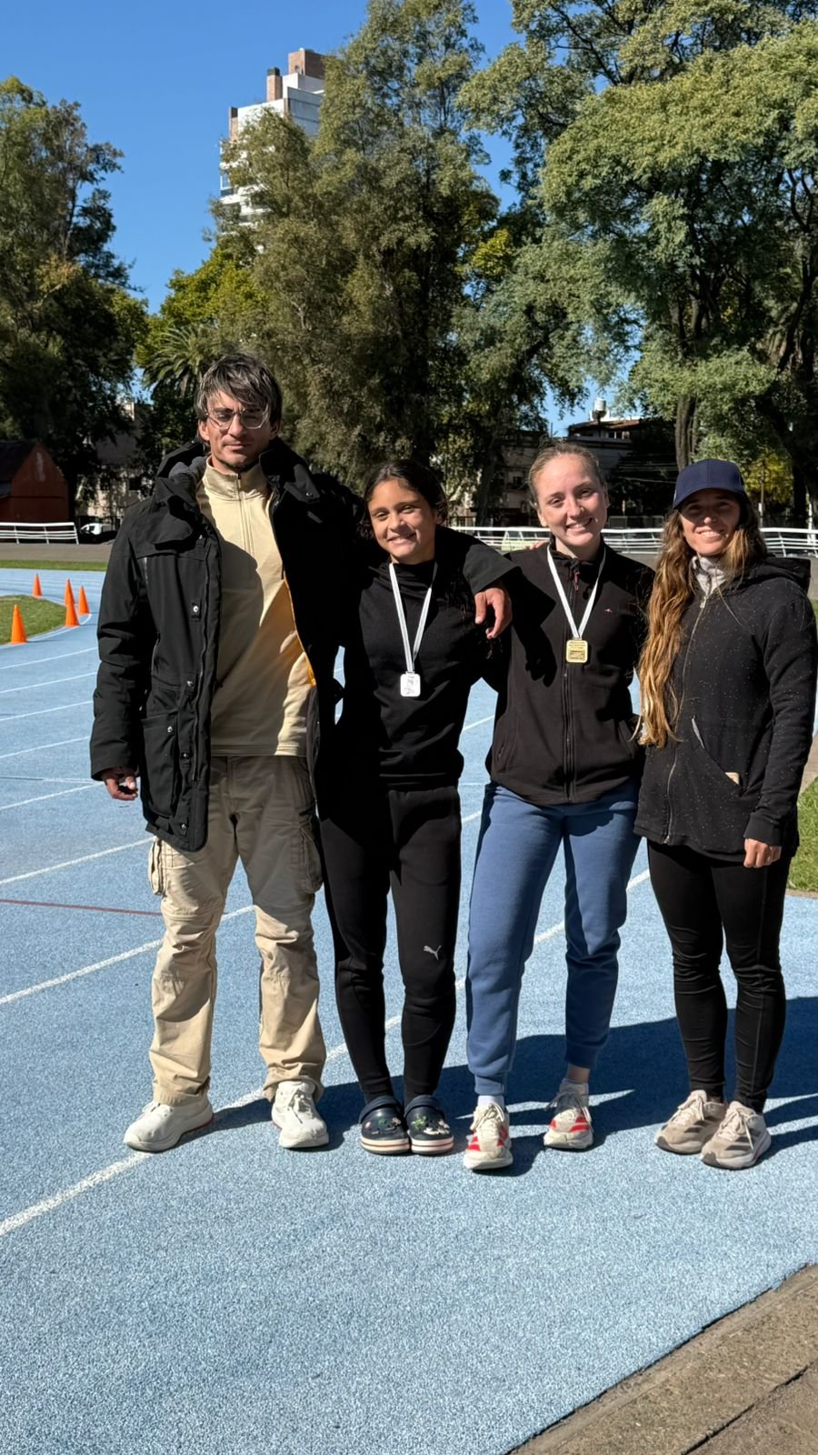 EQUIPO. Ariel Magallanes, Milagros Kuriger, Leonela L&oacute;pez y Roc&iacute;o Donnet.