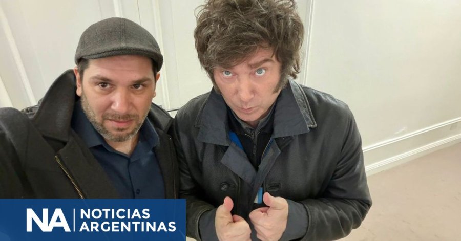 EN LA QUINTA DE OLIVOS.  Antes de partir a Los &Aacute;ngeles, el presidente mantuvo un encuentro con influencers libertarios.
