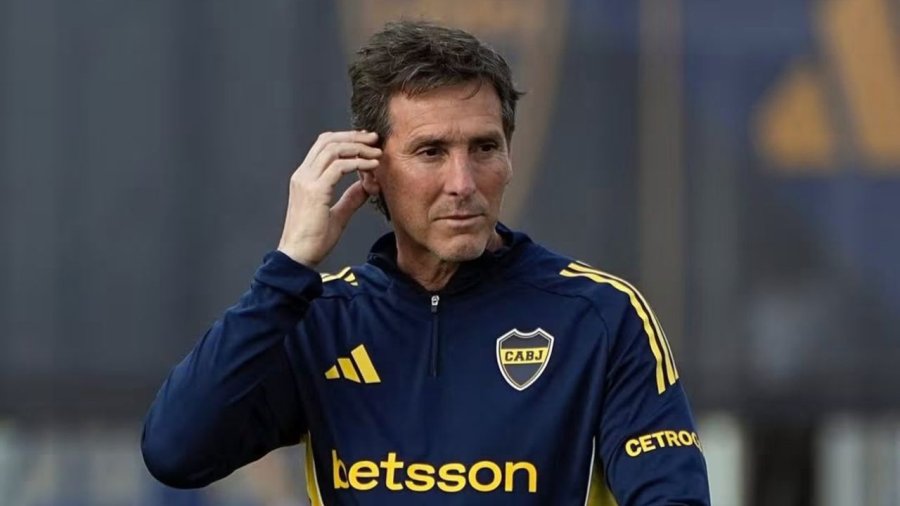 El director t&eacute;cnico de Boca, Claudio &Uacute;beda.
