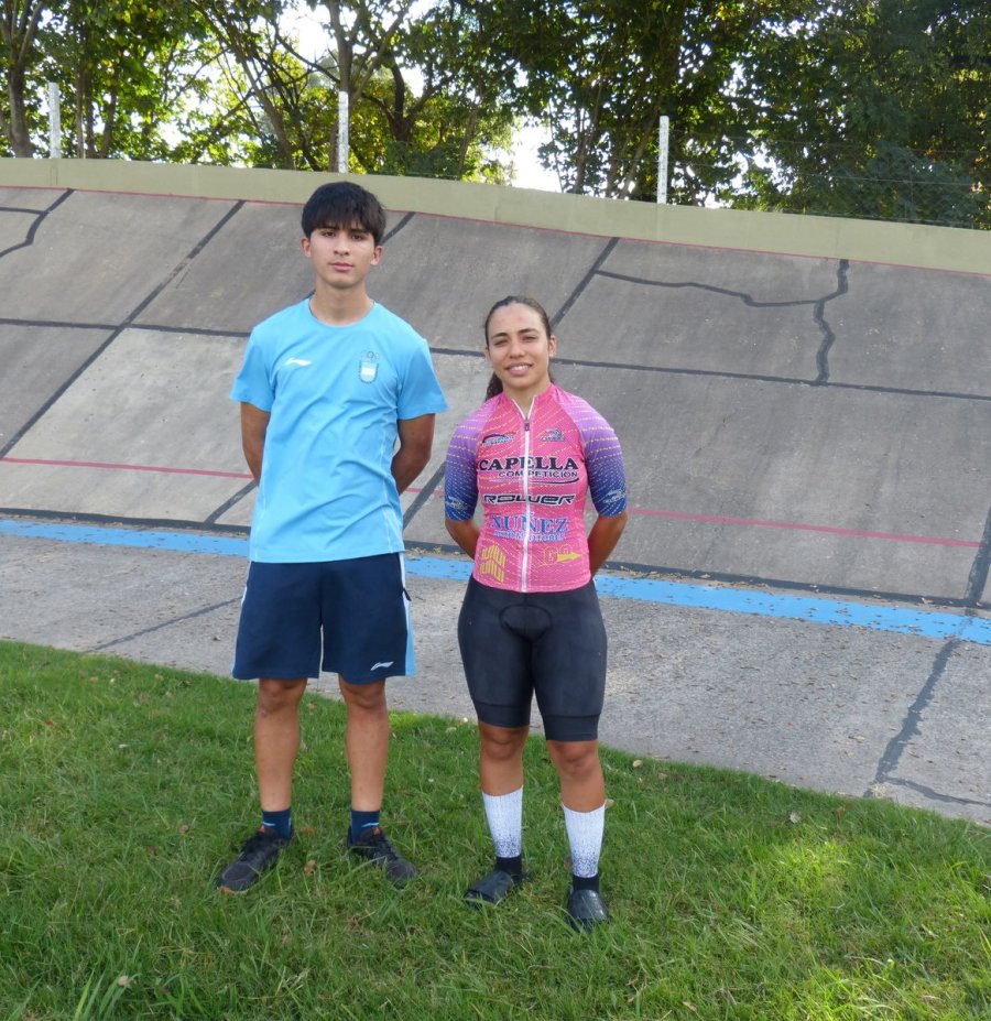 JUVENILES DE SELECCION. Federico Dalmasso y Julia Lambert.