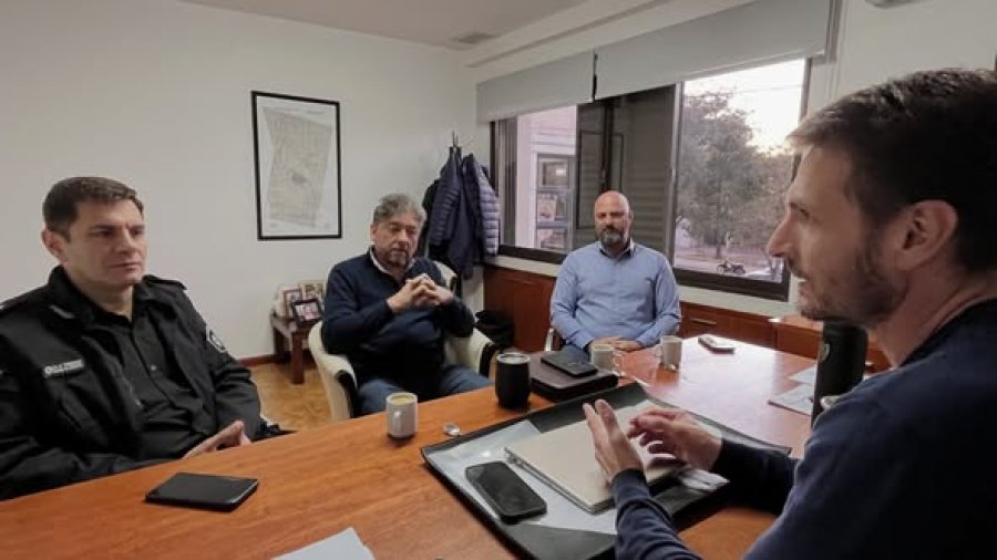 Un instante del encuentro celebrado esta ma&ntilde;ana.