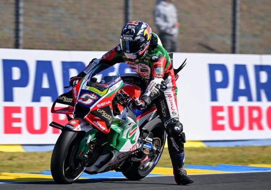 Johann Zarco fue el m&aacute;s veloz en la Pr&aacute;ctica del viernes en Le Mans.