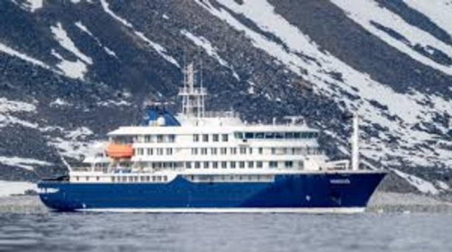 El crucero MV Hondius.
