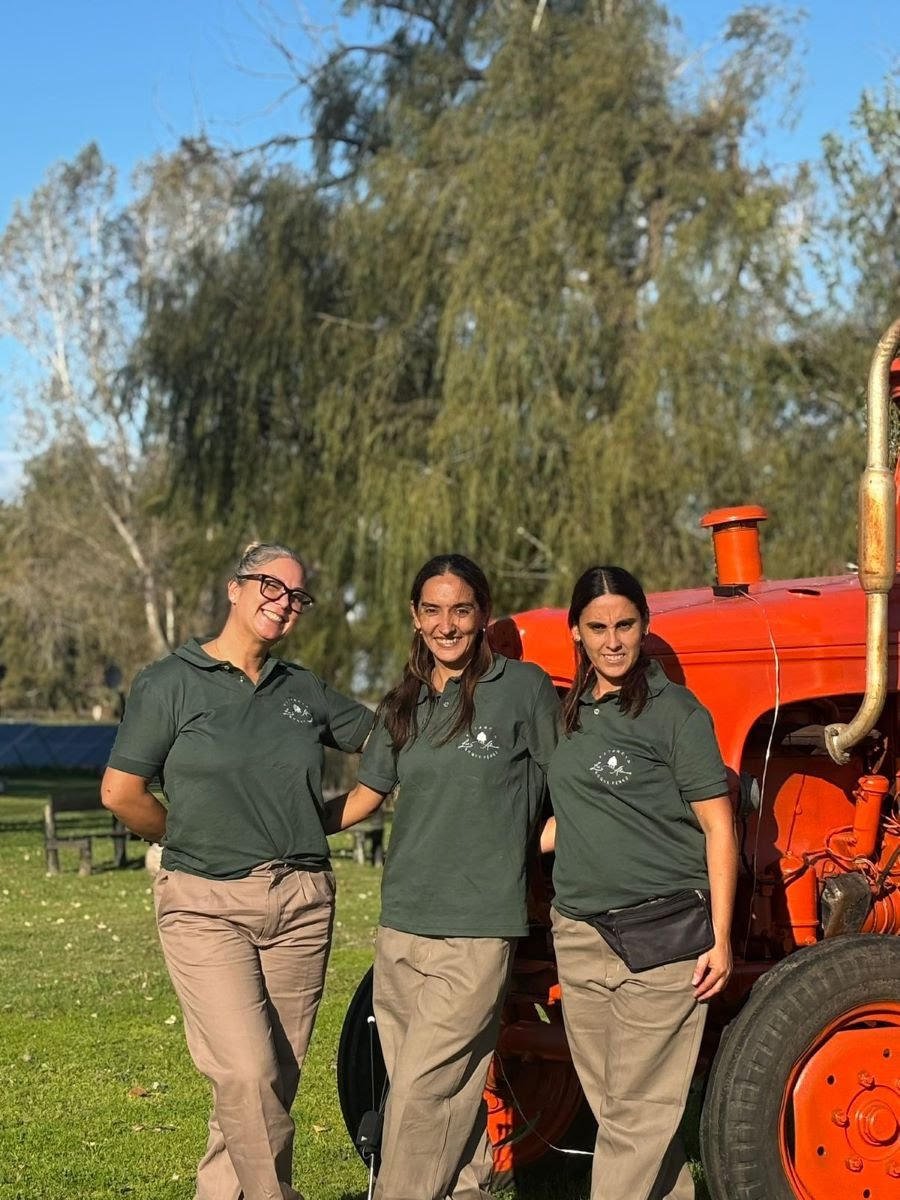 Las tres emprendedoras que sostienen La  Dulce.