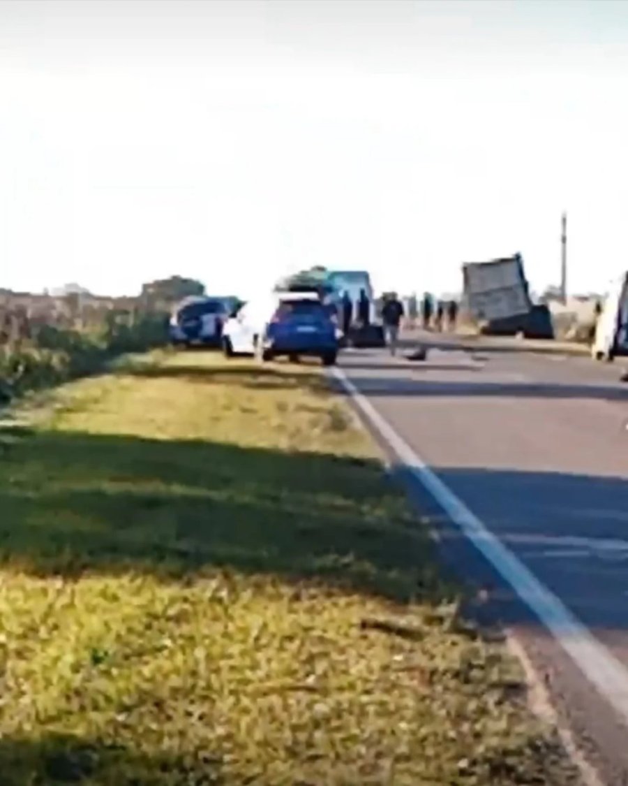 LUGAR DE LA TRAGEDIA. Un tramo de la ruta 280-S.