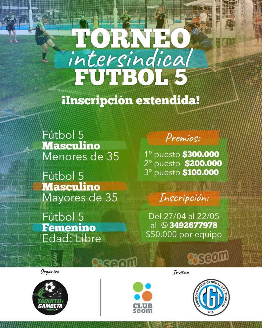 PROPUESTA DEPORTIVA Y RECREATIVA. El torneo est&aacute; pensado para trabajadores y trabajadoras de distintos sectores.
