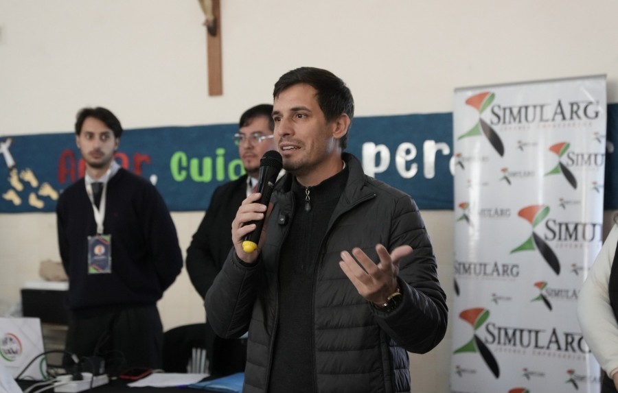 El intendente Leonardo Viotti.