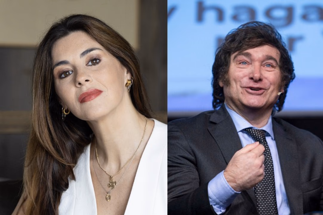 El presidente Javier Milei y la diputada Marcela Pagano.