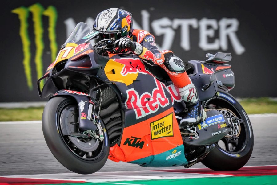 Pedro Acosta fue el m&aacute;s veloz en la Pr&aacute;ctica de Catalunya con la KTM.