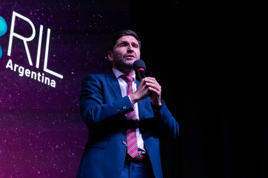 El Gobernador de Santa Fe, Maximiliano Pullaro. (FOTO BANCO MACRO)