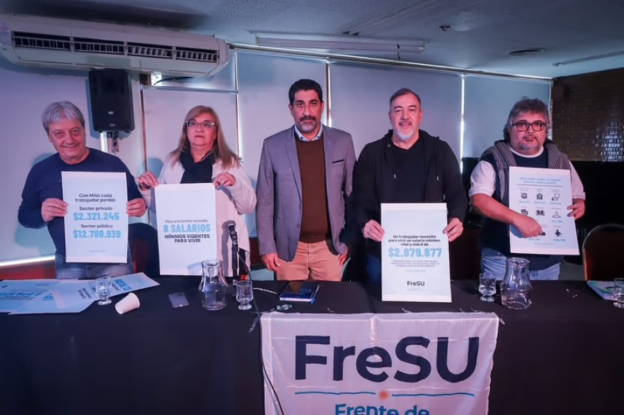 Gremios reclaman un salario m&iacute;nimo vital y m&oacute;vil de $2.879.877.