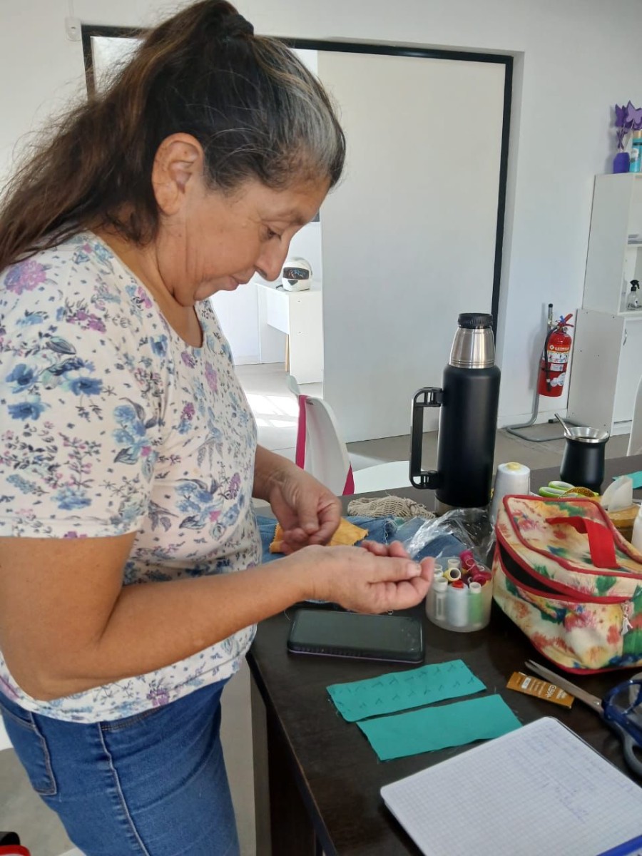 Este a&ntilde;o se sum&oacute; un nuevo taller de costura b&aacute;sica.