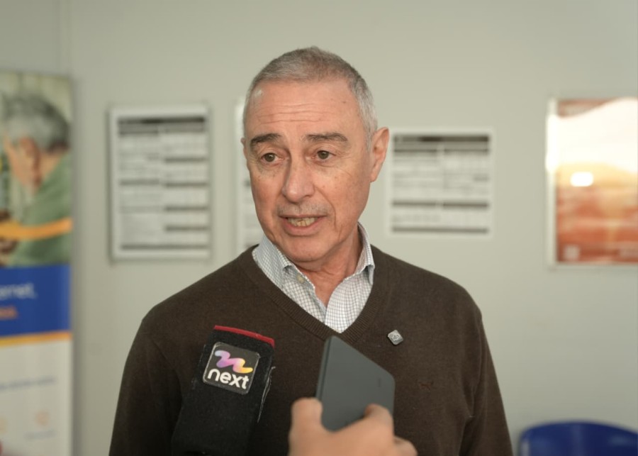 Dell'Elce destac&oacute; que Litoralgas tiene como prioridad terminar el Gasoducto Centro II y trabajar junto al Municipio en un proyecto para avanzar en la expansi&oacute;n de redes domiciliarias. (FOTO NICO GRAMAGLIA)