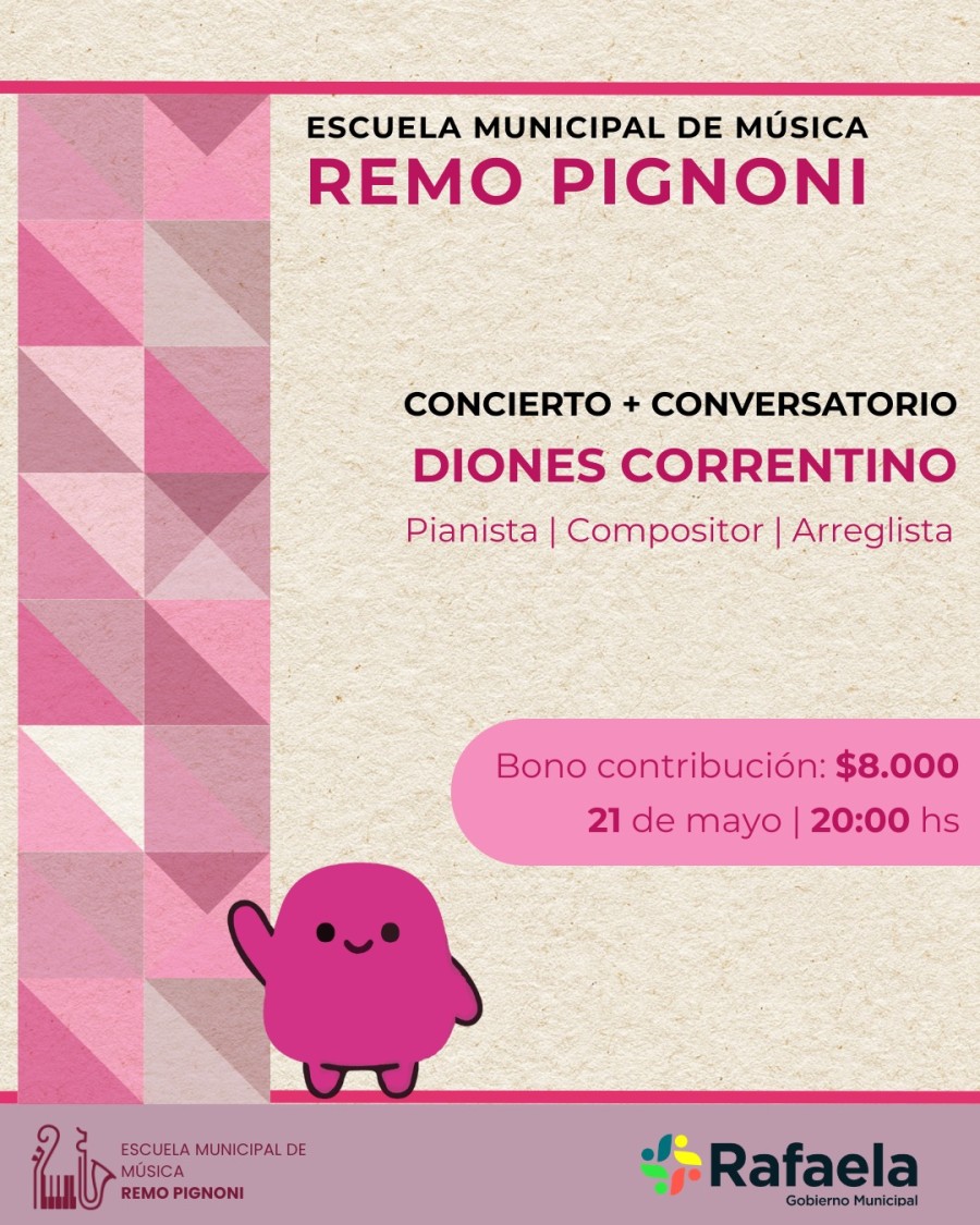 Propuestas de la mano de la Escuela Municipal de M&uacute;sica &ldquo;Remo Pignoni&rdquo;.